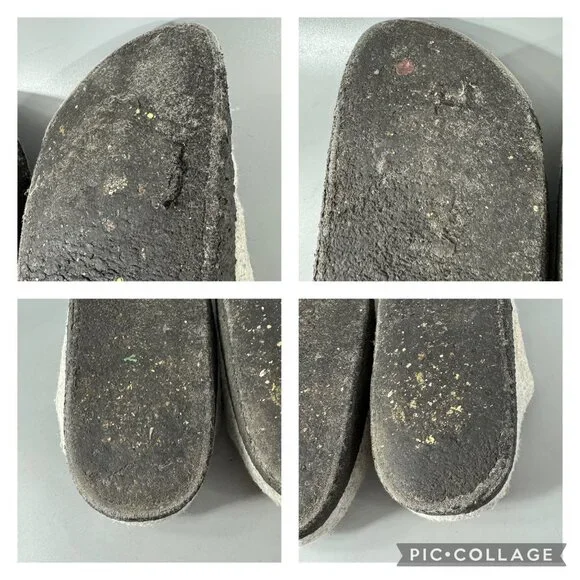 Birkenstock Zermatt Shearling Wool Felt, Light Gray, Size 39 - Picture 14 of 15